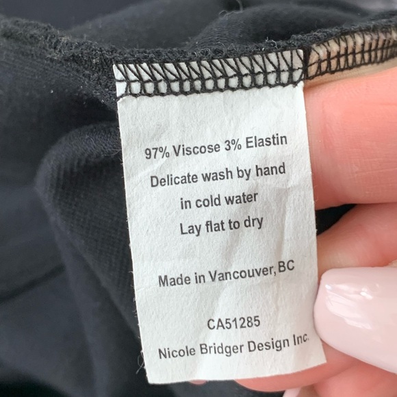 Nicole Bridger Black Midi Fitted Classic Career Skirt - Picture 6 of 8